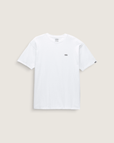 Men Vans Left Chest Logo T-Shirt in White / Black