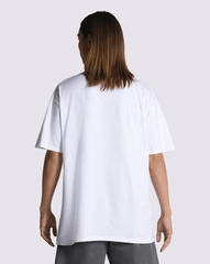 Men Vans Left Chest Logo T-Shirt in White / Black