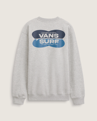 Men Vans Palms Crew Sweatshirt in Cement Heather