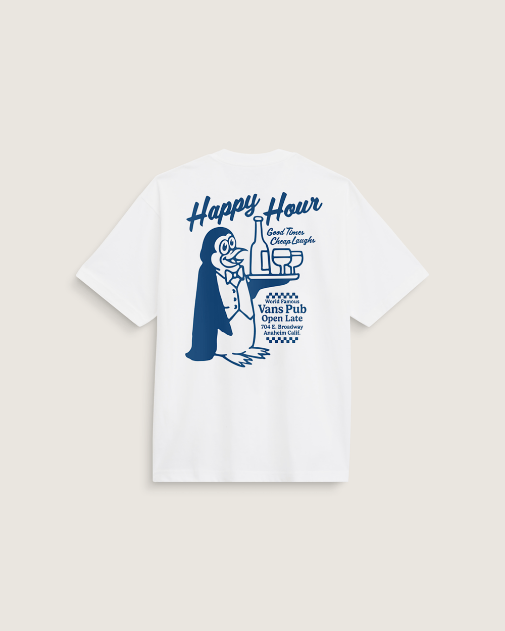 Men Vans Waddle It Be T-Shirt in White