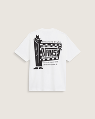 Men Vans Authorized Dealer T-Shirt in White