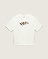 Men Vans Premium Short Sleeve T-Shirt in Marshmallow White