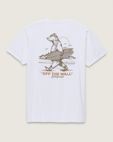 Men Vans California Bear Stroll T-Shirt in White