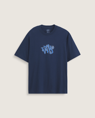 Men Vans Bromeo T-Shirt in Navy Blue