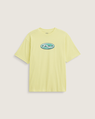 Men Vans 3D Retroval T-Shirt in Canary Yellow