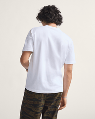 Men Vans Art Skool T-Shirt in White