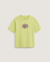 Men Vans Star Checker T-Shirt in Canary Yellow