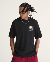 Men Vans Circle Bones T-Shirt in Black