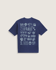 Men Vans Mixed Lot T-Shirt in Deep Twilight Blue