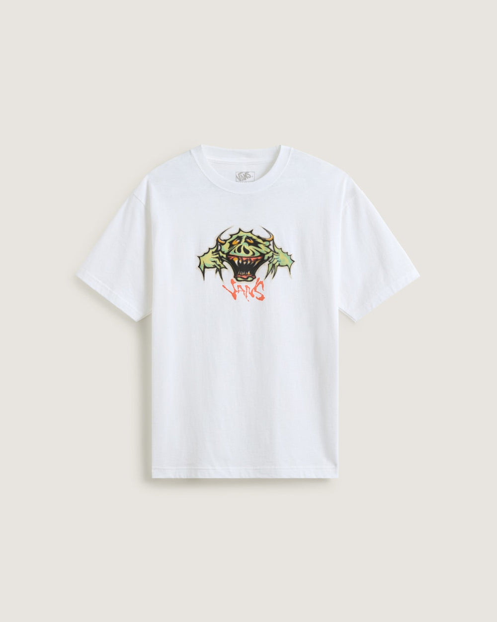 Men Vans Goofy Ghoul T-Shirt in White