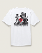 Men Vans On the Range T-Shirt in White