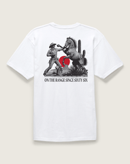 Men Vans On the Range T-Shirt in White