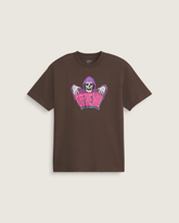 Men Vans Creeper Tales Halloween T-Shirt in Demitasse Brown
