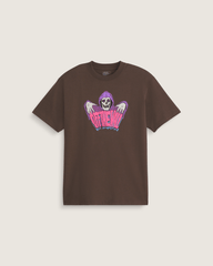 Men Vans Creeper Tales Halloween T-Shirt in Demitasse Brown