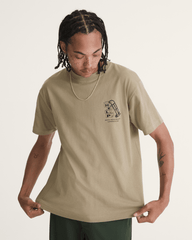 Men Vans Moving Co T-Shirt in Bay Leaf Brown