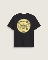 Men Vans Scratched Records T-Shirt in Black