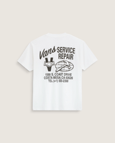 Men Vans Service Repair T-Shirt in White