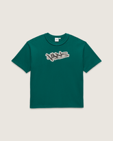 Men Vans Premium Short Sleeve T-Shirt in Rain Forest Green