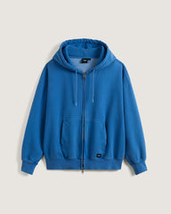 Men Vans Premium Zip Hoodie in True Blue