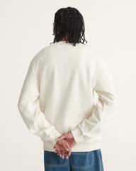 Men Vans Vans 66 Crew Sweatshirt in Turtledove White