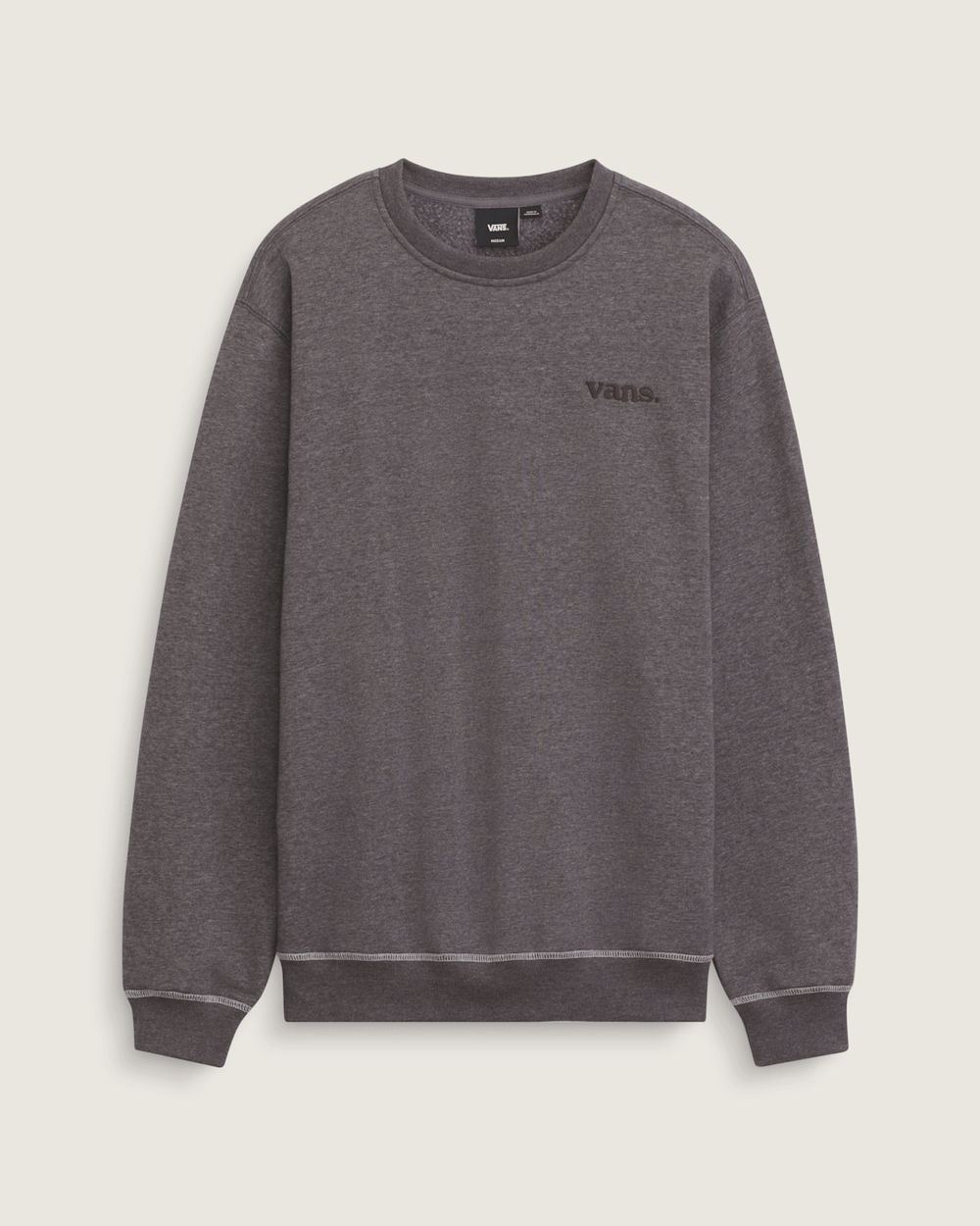 Men Vans Vans 66 Crew Sweatshirt in Asphalt Grey