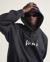 Men Vans Scripted Vans Pullover Hoodie in Black