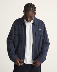 Men Vans Mcavoy Station Jacket in Parisian Night Blue