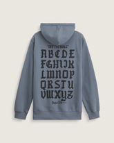 Men Vans Style 001 Pullover Hoodie in Stormy Weather Blue