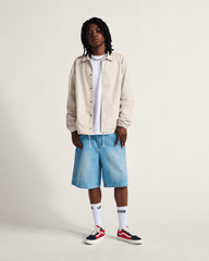 Men Vans Torrey Coaches Jacket in Taupe Mist Beige