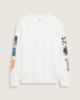 Men Vans Stormcast Long Sleeve T-Shirt in Marshmallow White