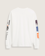 Men Vans Stormcast Long Sleeve T-Shirt in Marshmallow White