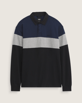 Men Vans Andy Rugby Long Sleeve Shirt in Black