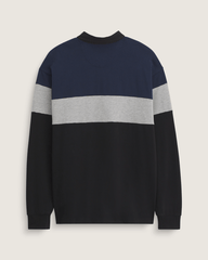 Men Vans Andy Rugby Long Sleeve Shirt in Black