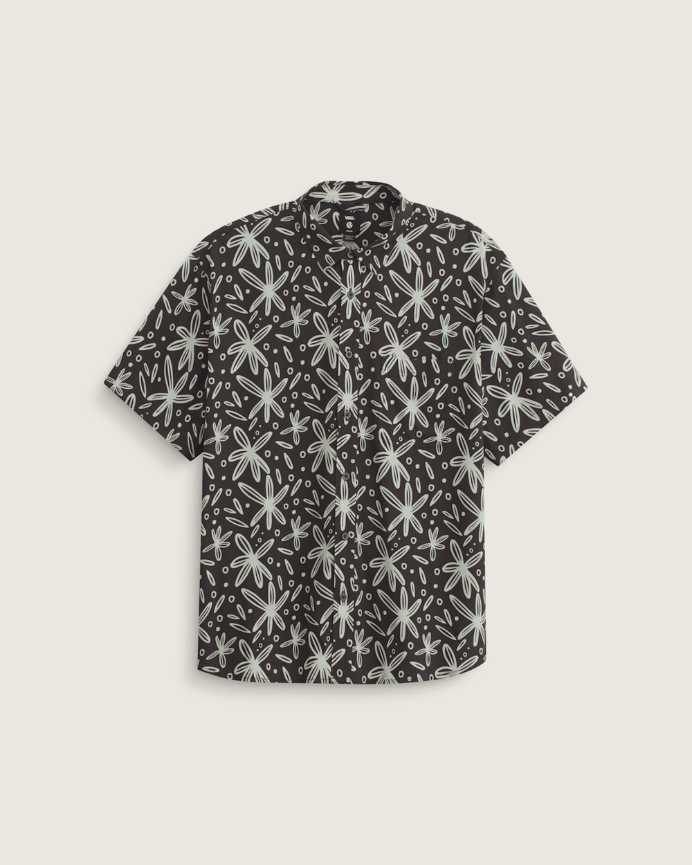 Men Vans Havenrock T-Shirt in Phantom Black / White