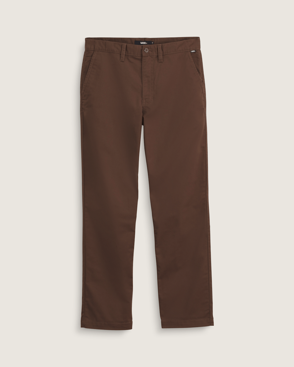 Men Vans Authentic Chino Straight Pant in Vintage Cocoa Brown