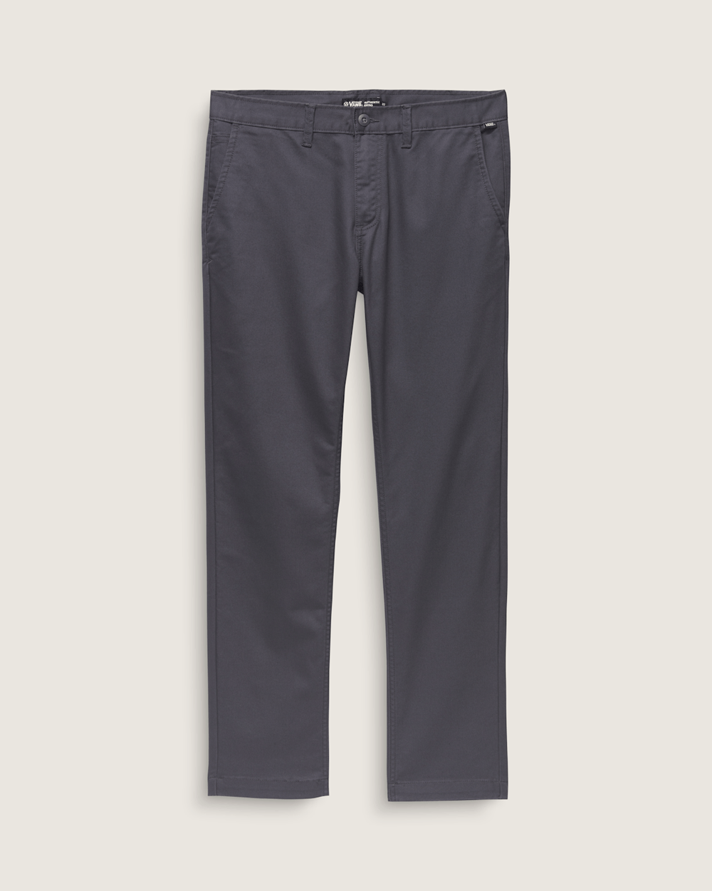 Men Vans Authentic Chino Slim Pants in Asphalt Grey