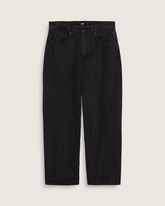 Men Vans Check-5 Baggy Denim Pants in Black