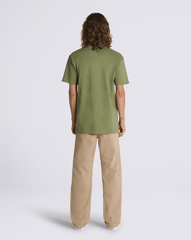 Men Vans Range Relaxed Elastic Pants in Incense Brown