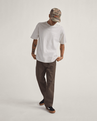 Men Vans Authentic Chino Relaxed Pants in Coal Brown