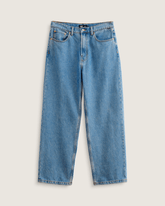 Men Vans Check-5 Baggy Denim Pants in Stonewash Blue