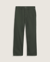 Men Vans Authentic Chino Loose Pants in Dried Kelp Green