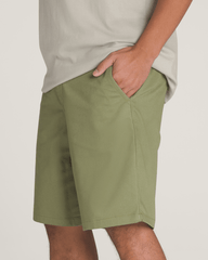 Men Vans Authentic Chino Relaxed 20'' Shorts in Loden Green