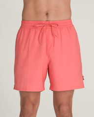 Men Vans Primary Solid Elastic 17'' Boardshorts in Porcelain Rose Pink