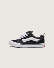 Kids Vans Big Kids Knu Skool Shoe in Black / True White