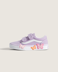 Kids Vans Little Kids Old Skool V Shoe in Soft Orchid Purple