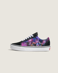 Kids Vans KPop Demon Hunters x Vans Big Kids Old Skool Shoe in Kpop Demon Hunters Black / Purple