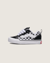 Kids|Sale Vans Big Kids Knu Skool Checkerboard Shoe in Checkerboard Black / True White