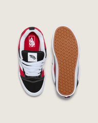 Kids|Sale Vans Big Kids Knu Skool Shoe in Black / Racing Red