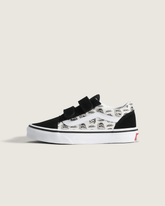 Kids Vans Little Kids Old Skool V Shoe in Black / White