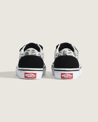 Kids Vans Little Kids Old Skool V Shoe in Black / White
